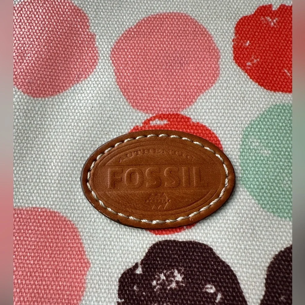 Boho Polka-Dotted Fossil Padded Tablet Case Mint Coral Pink Chocolate Brown Arty